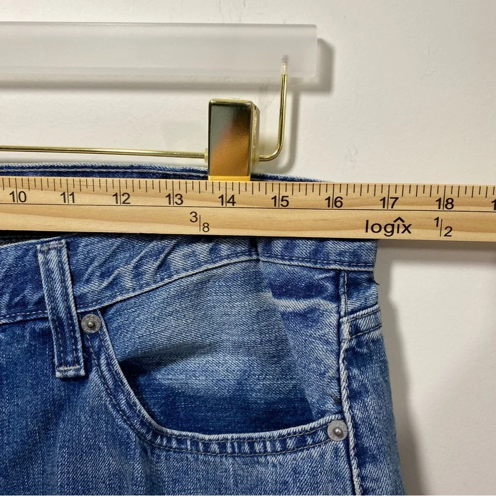 Levis‎ 505 Jeans Mens Blue 38x34 Straight Leg Regular Fit Classic Medium Wash
